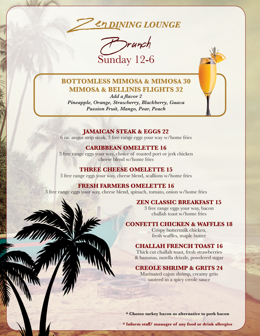 Menu – Zen Dining Lounge